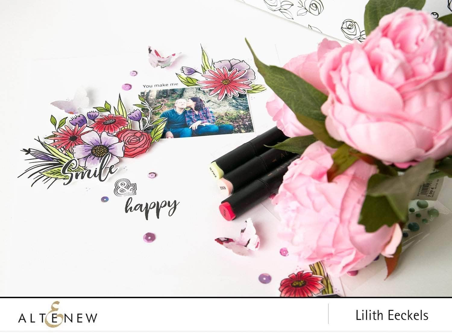 altenew-happy-bloom-stempelset-floral-6x8-zoll-16-stempel image 5