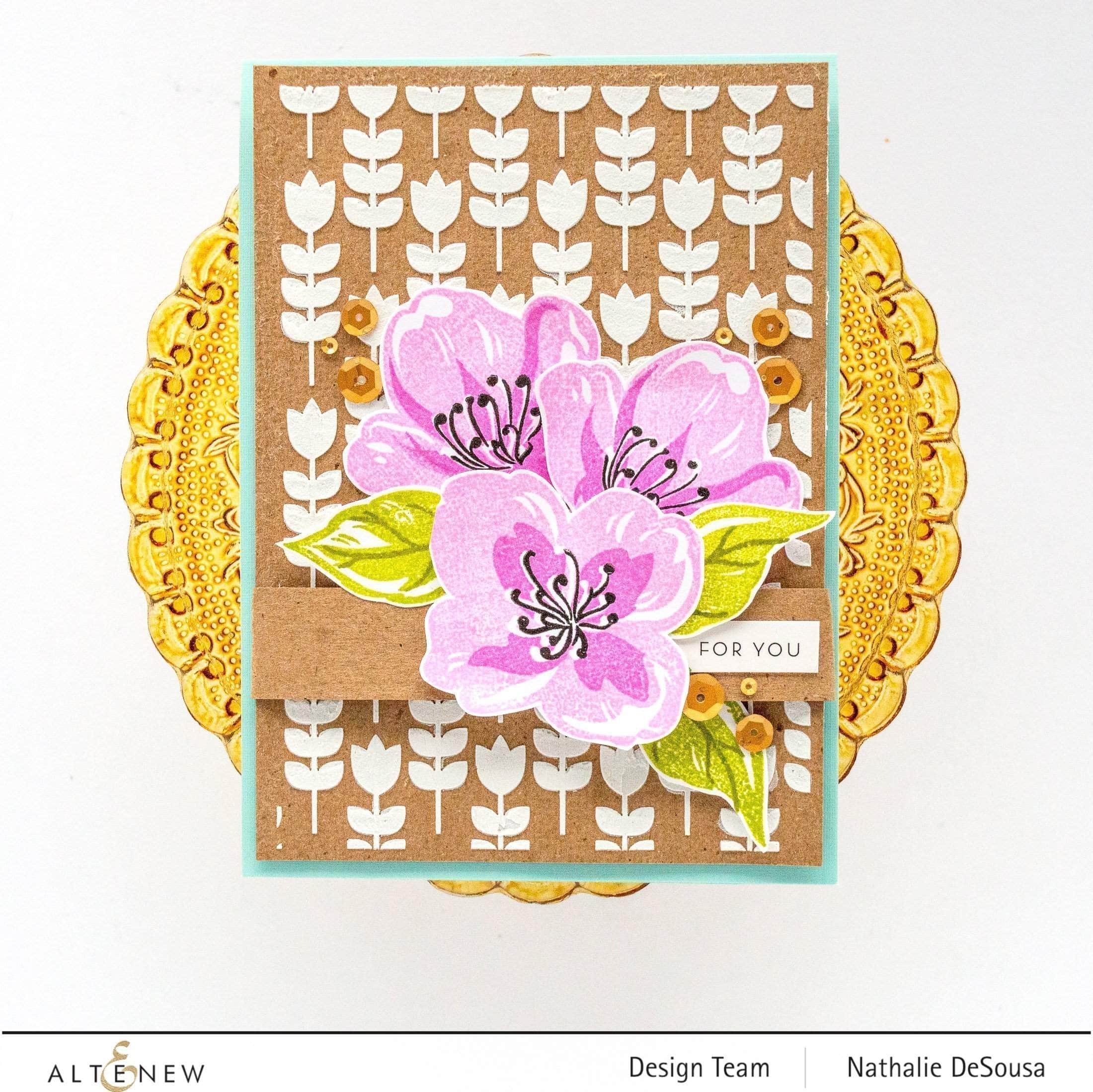 altenew-zig-zag-floral-stempelset-clear-stamps-6x8 image 4