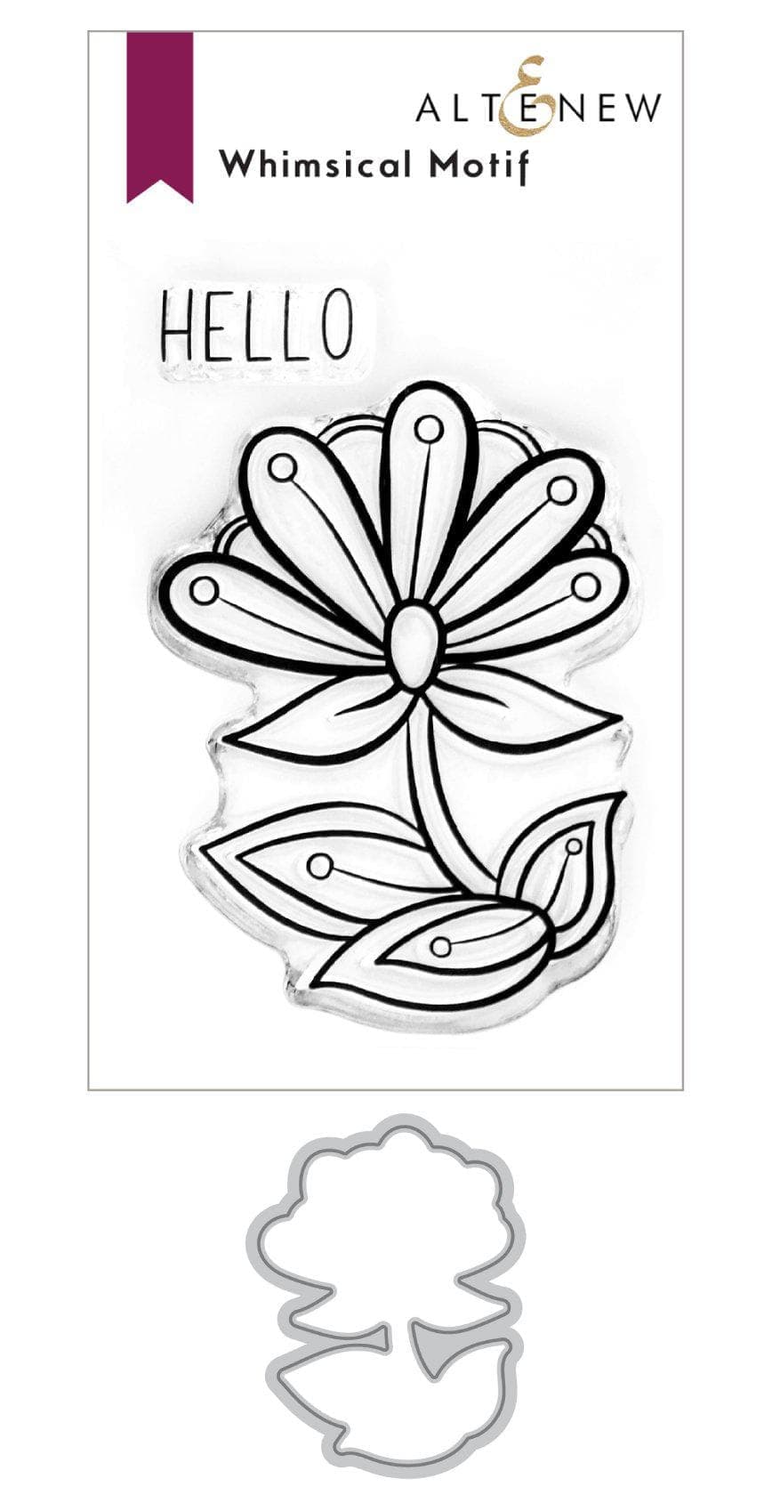 altenew-whimsical-motif-stempel-stanzen-bundle-hello image 1