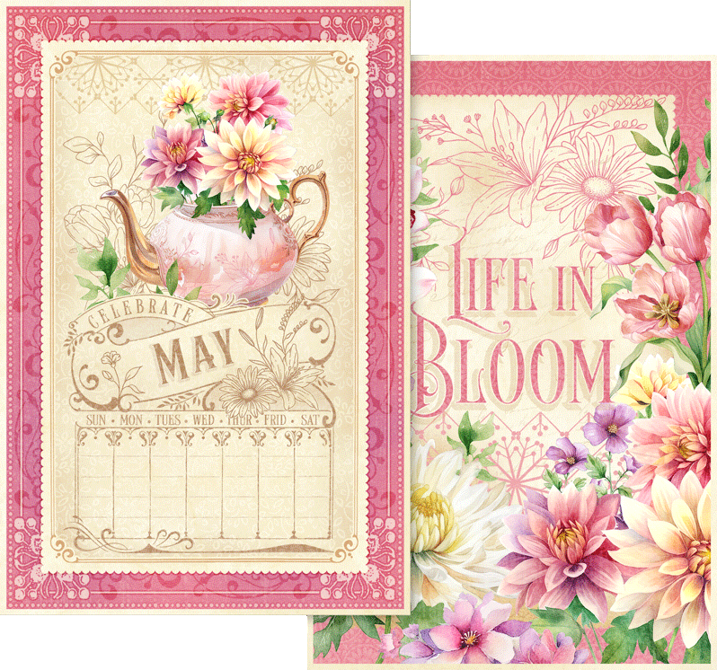 graphic-45-season-to-celebrate-kalender-karten-24-st-ck-4x6 image 7