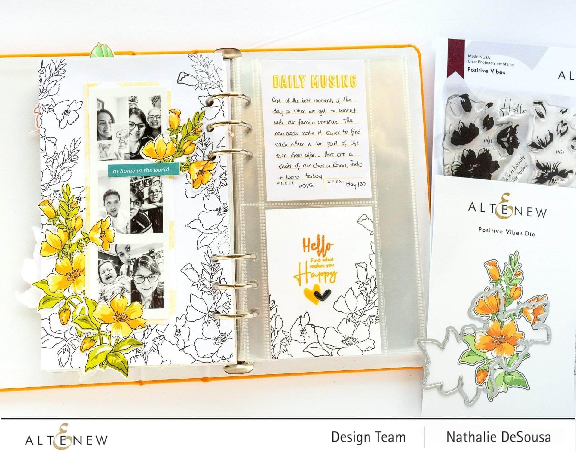 altenew-positive-vibes-die-stanzschablone-floral image 8