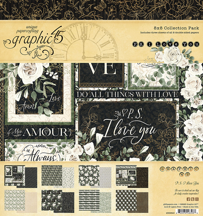 graphic-45-p-s-i-love-you-8x8-scrapbookpapier-16-bogen image 1