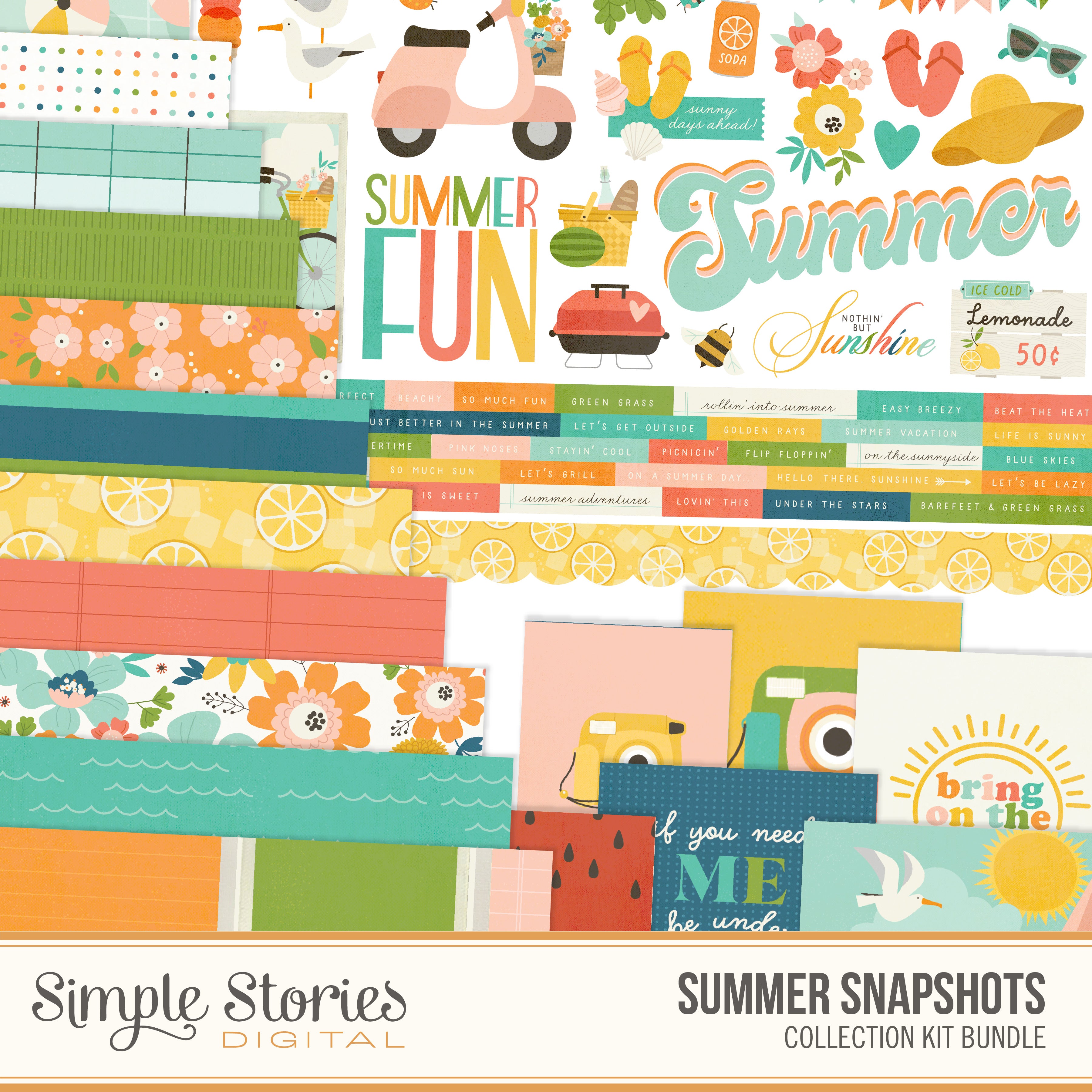 simple-stories-summer-snapshots-digital-kit-download image 1