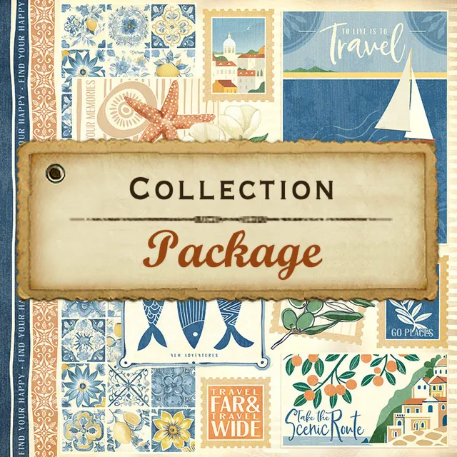 graphic-45-scenic-route-papier-set-8-teilig-reise-sommer image 1