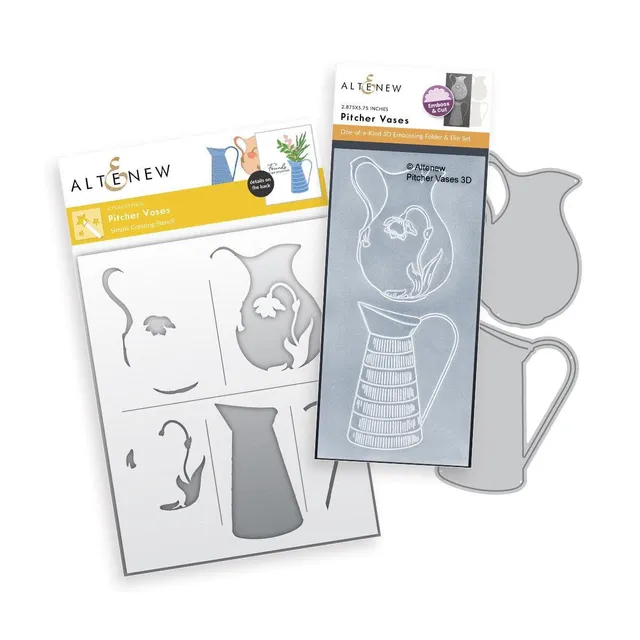 altenew-pitcher-vases-pr-gefolder-stencil-komplettset image 1