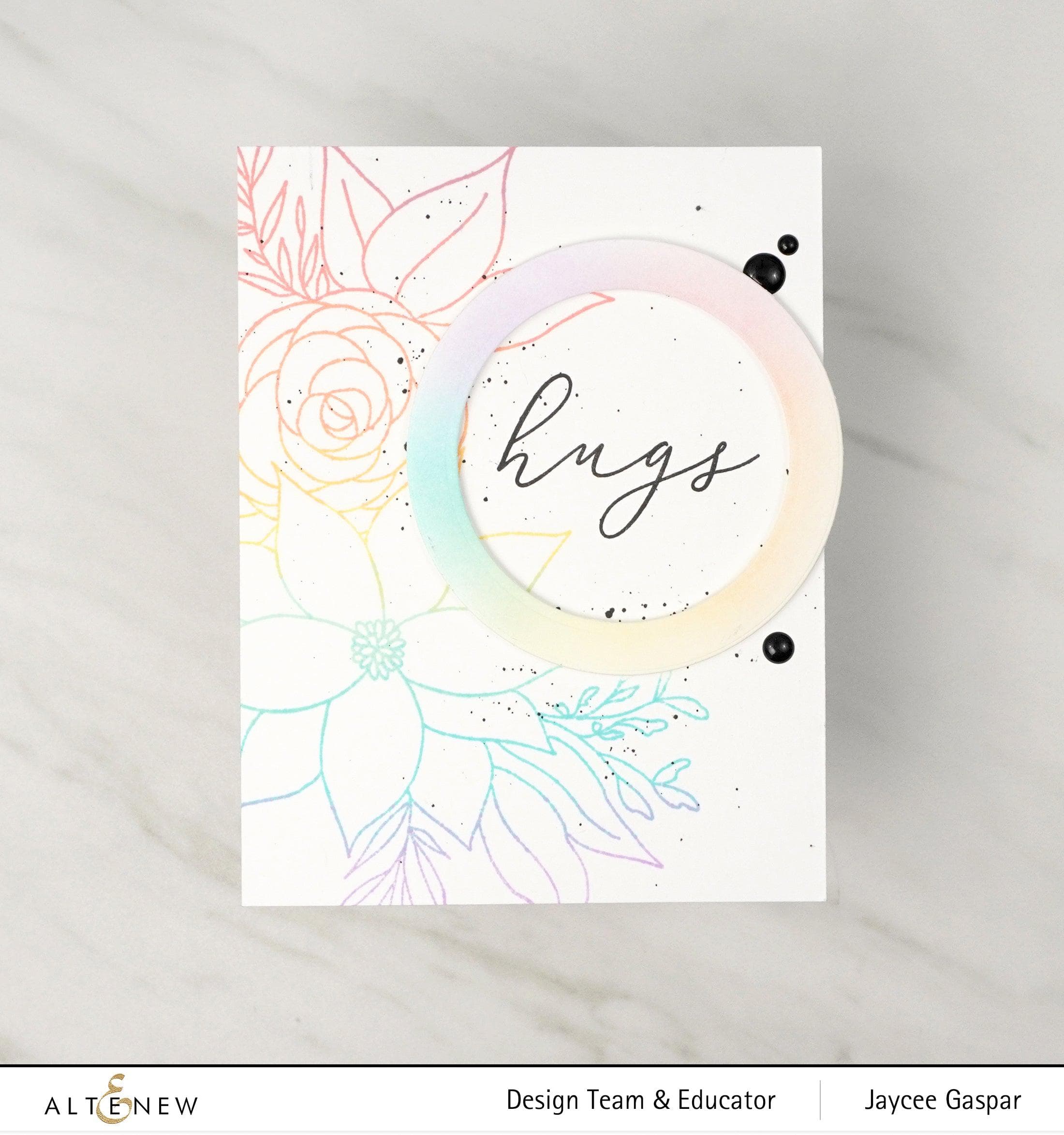 altenew-calming-cluster-stencil-set-3in1-blumen-coloring image 2