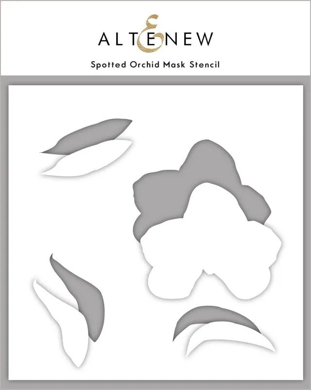 altenew-spotted-orchid-mask-stencil-6x6-zoll-floral image 1