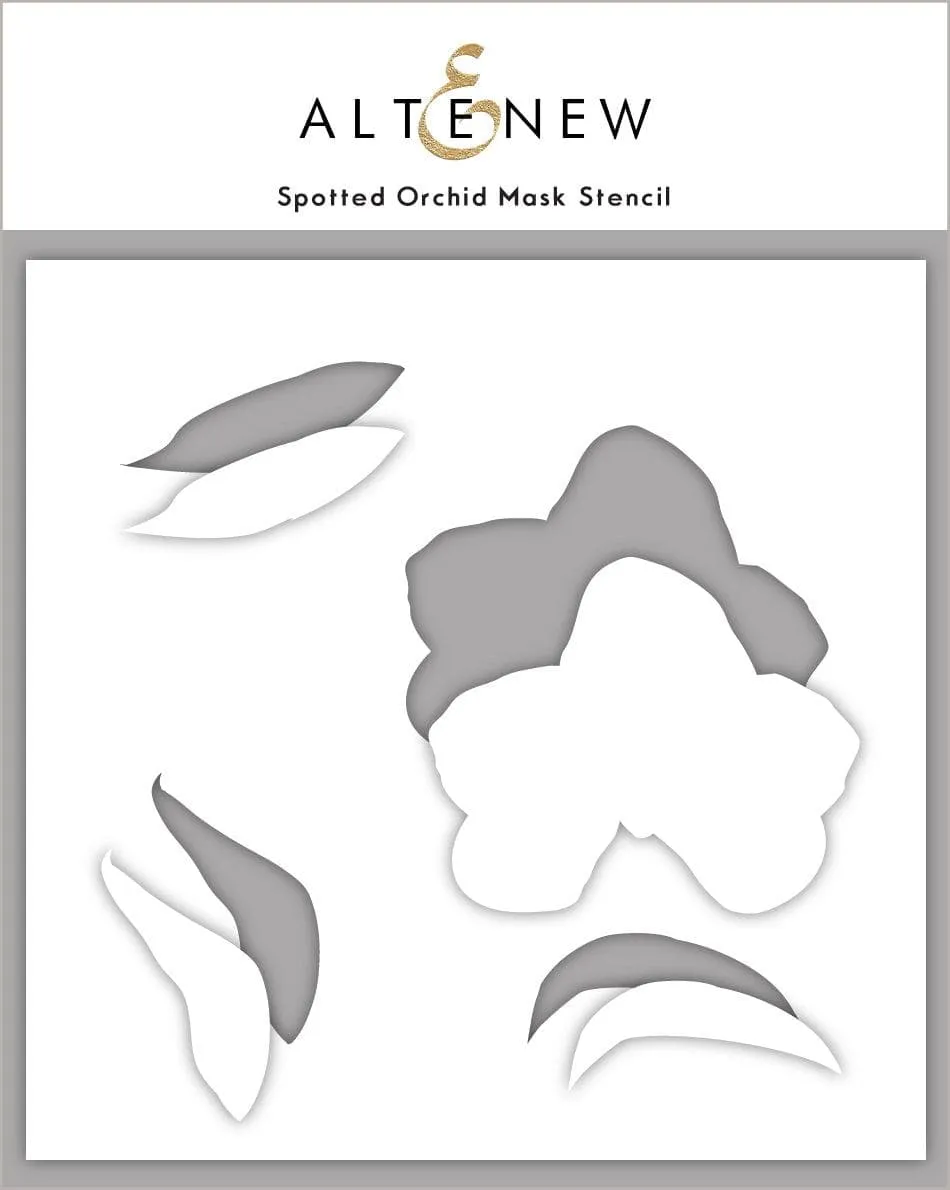 altenew-spotted-orchid-mask-stencil-6x6-zoll-floral image 1
