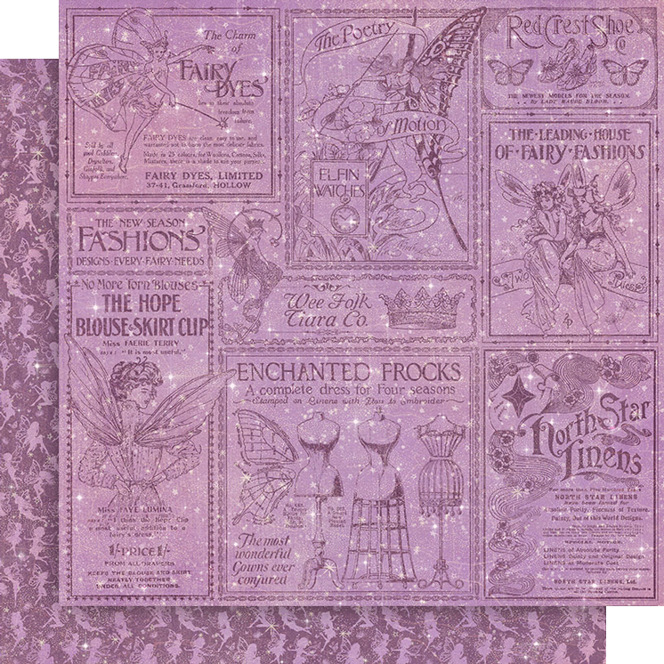 graphic-45-fairy-boutique-12x12-scrapbooking-papier-24-blatt-feen image 6