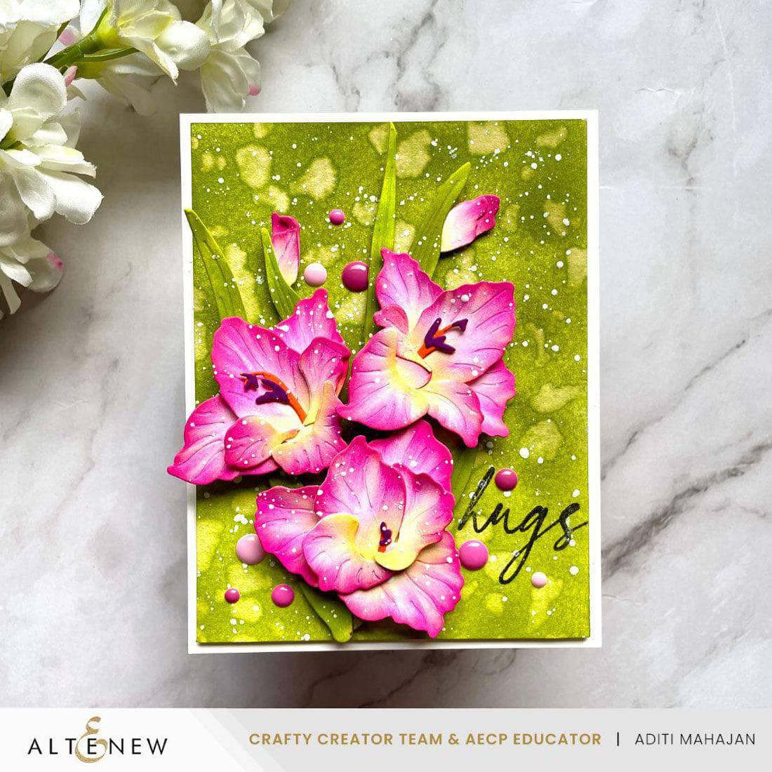 altenew-craft-a-flower-gladiolus-stanzen-blume-layering image 7