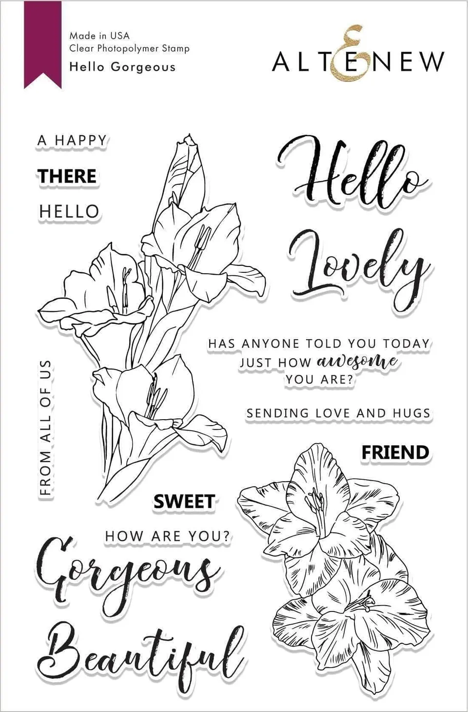 altenew-hello-gorgeous-stempelset-gladiole-6x8-spr-che image 1