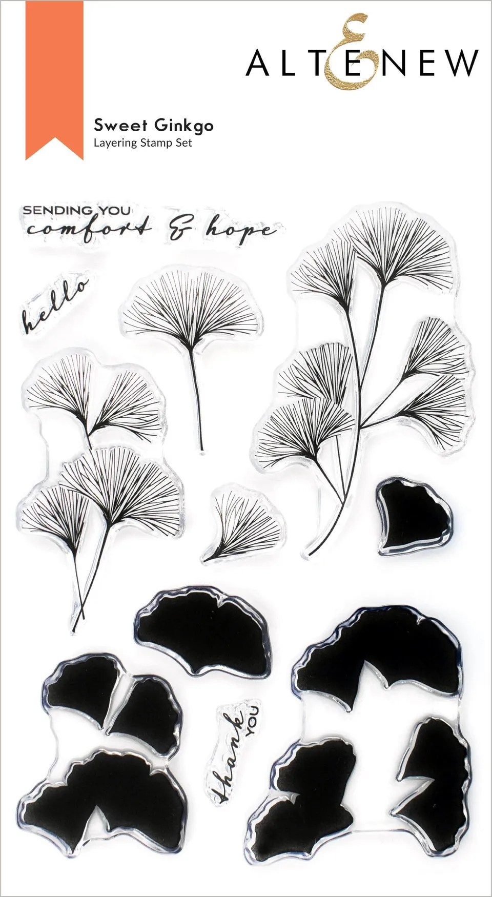 altenew-sweet-ginkgo-stempelset-ginkgobl-tter-11-teilig image 1