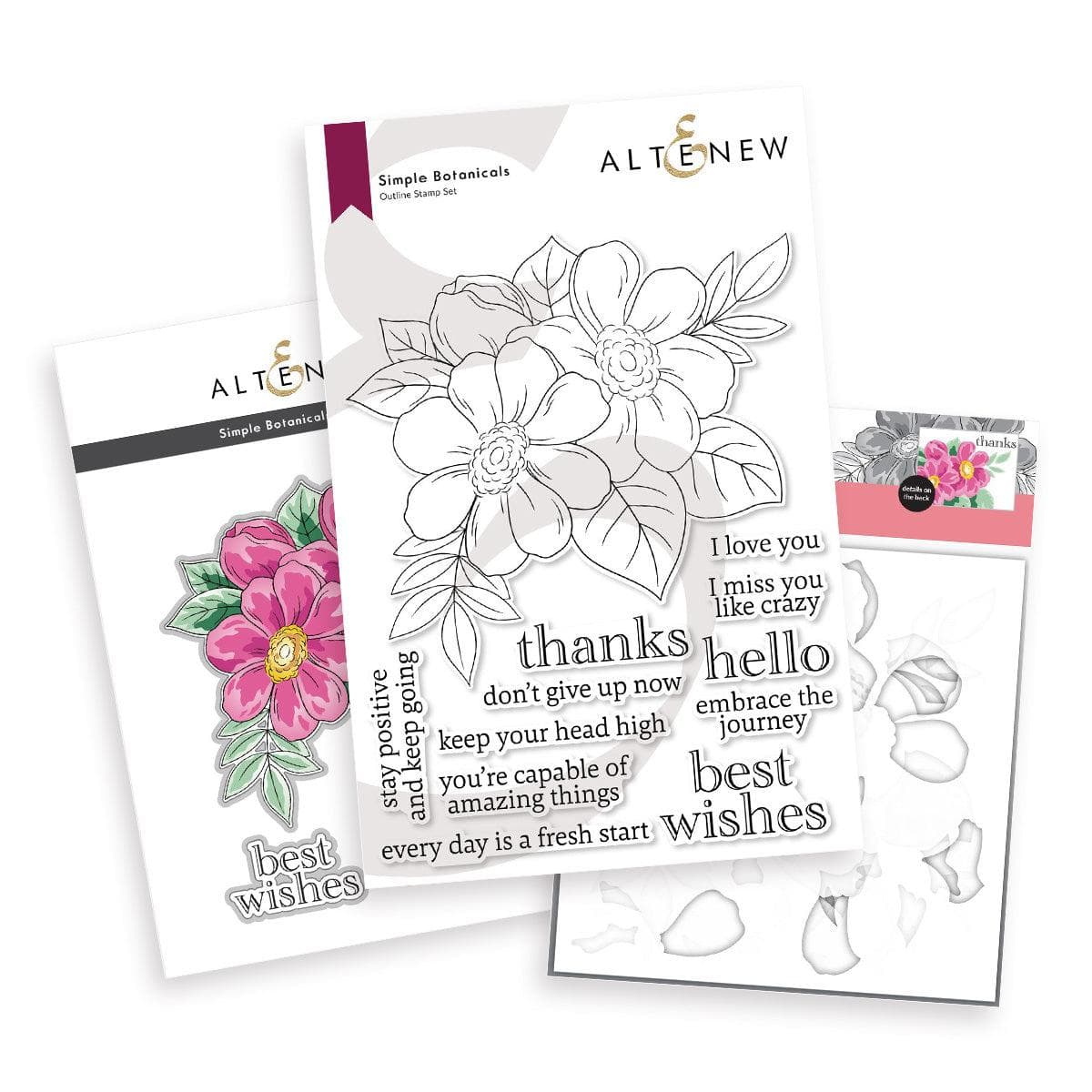 altenew-simple-botanicals-complete-bundle-stempel-blumen image 1