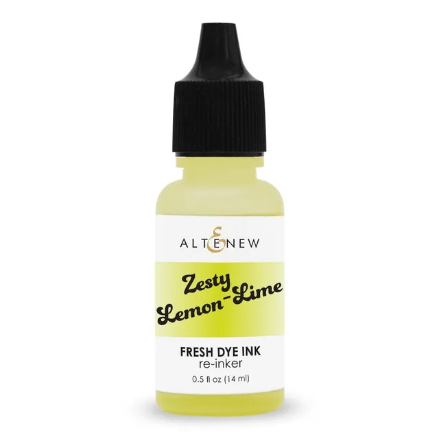altenew-inks-zesty-lemon-lime-fresh-dye-ink-reinker-gelb image 1