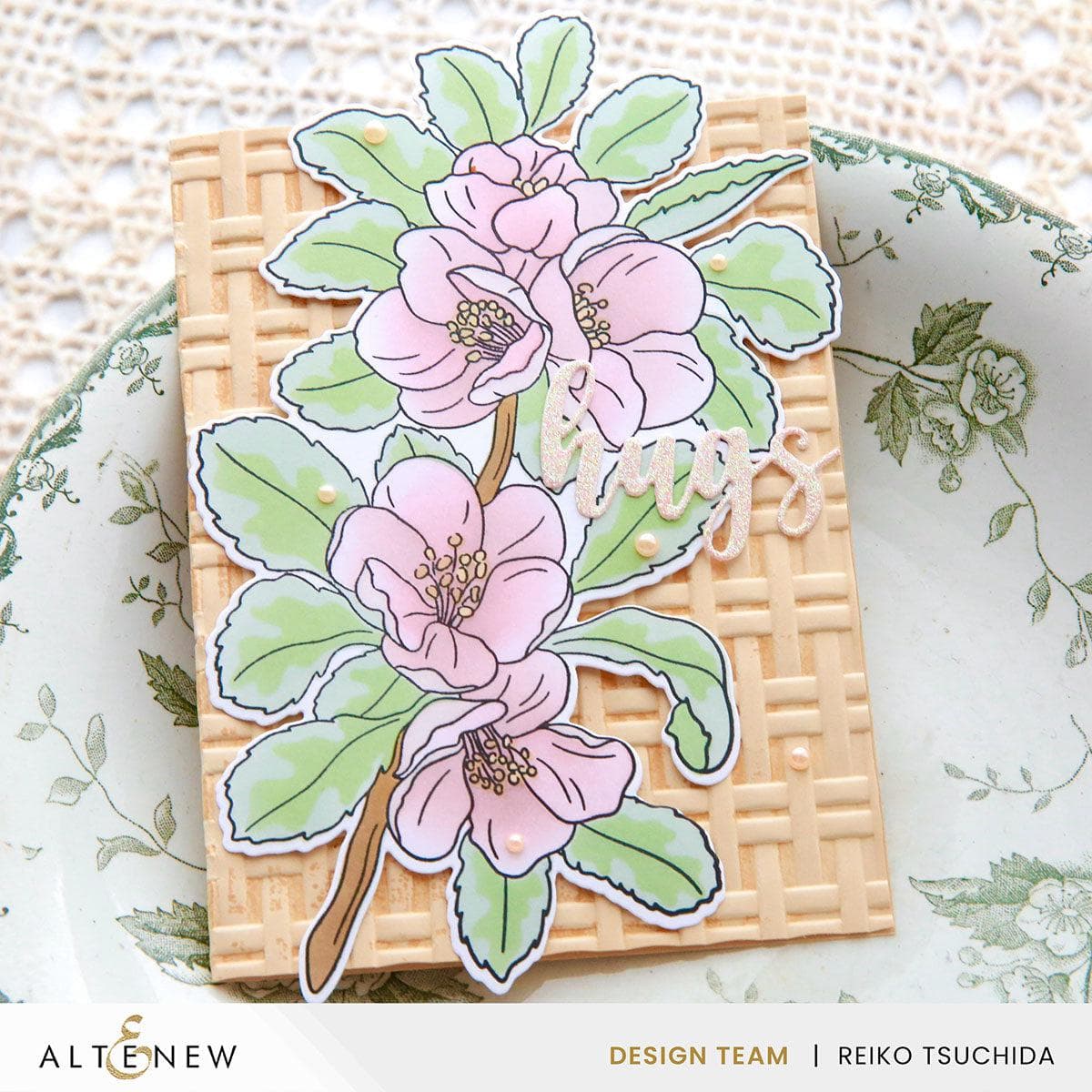 altenew-flowering-quince-stanzschablone-build-a-garden image 8