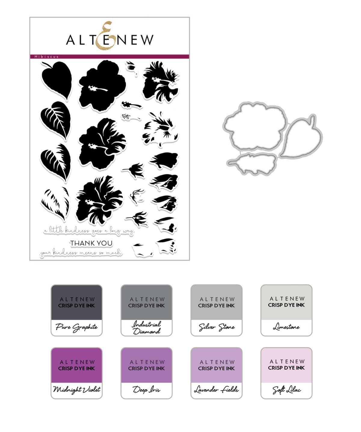 altenew-build-a-flower-hibiscus-stempel-stanzen-ink-bundle image 1