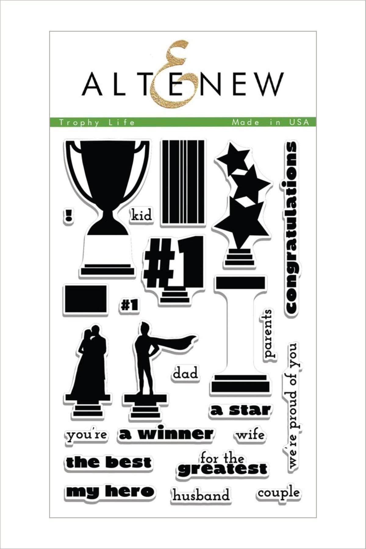 altenew-trophy-life-stamp-die-bundle-stempelset-pokal-4x6 image 3