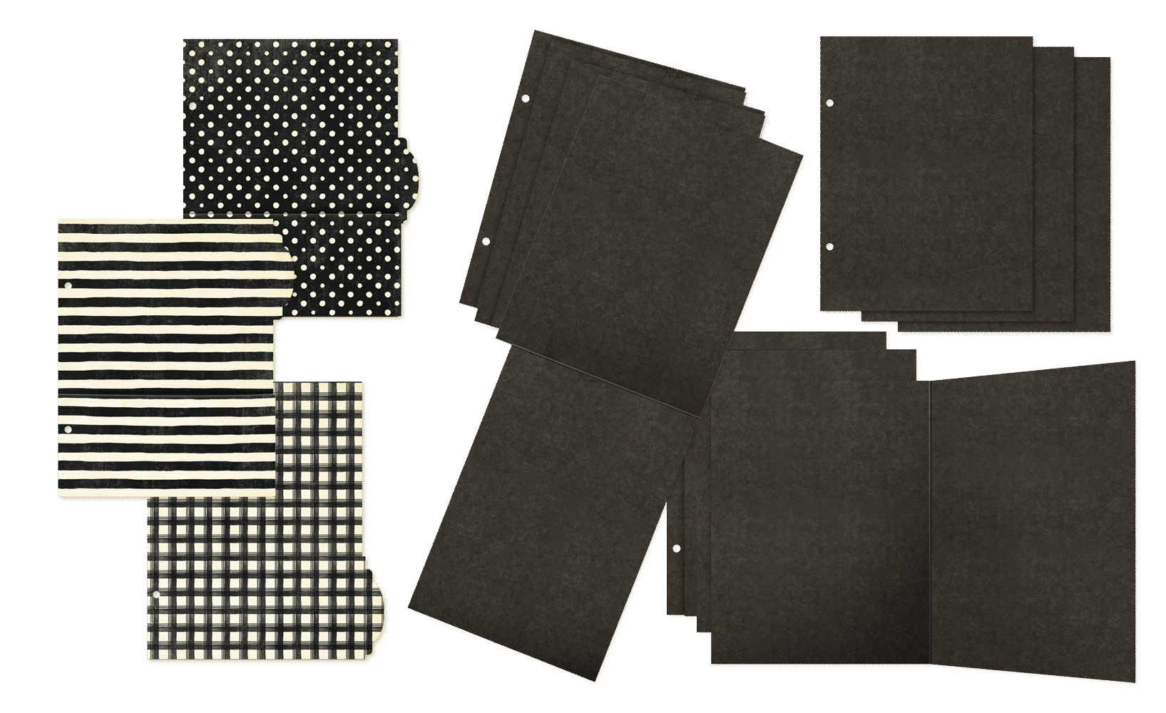 graphic-45-staples-check-binder-album-schwarz-interaktiv image 6