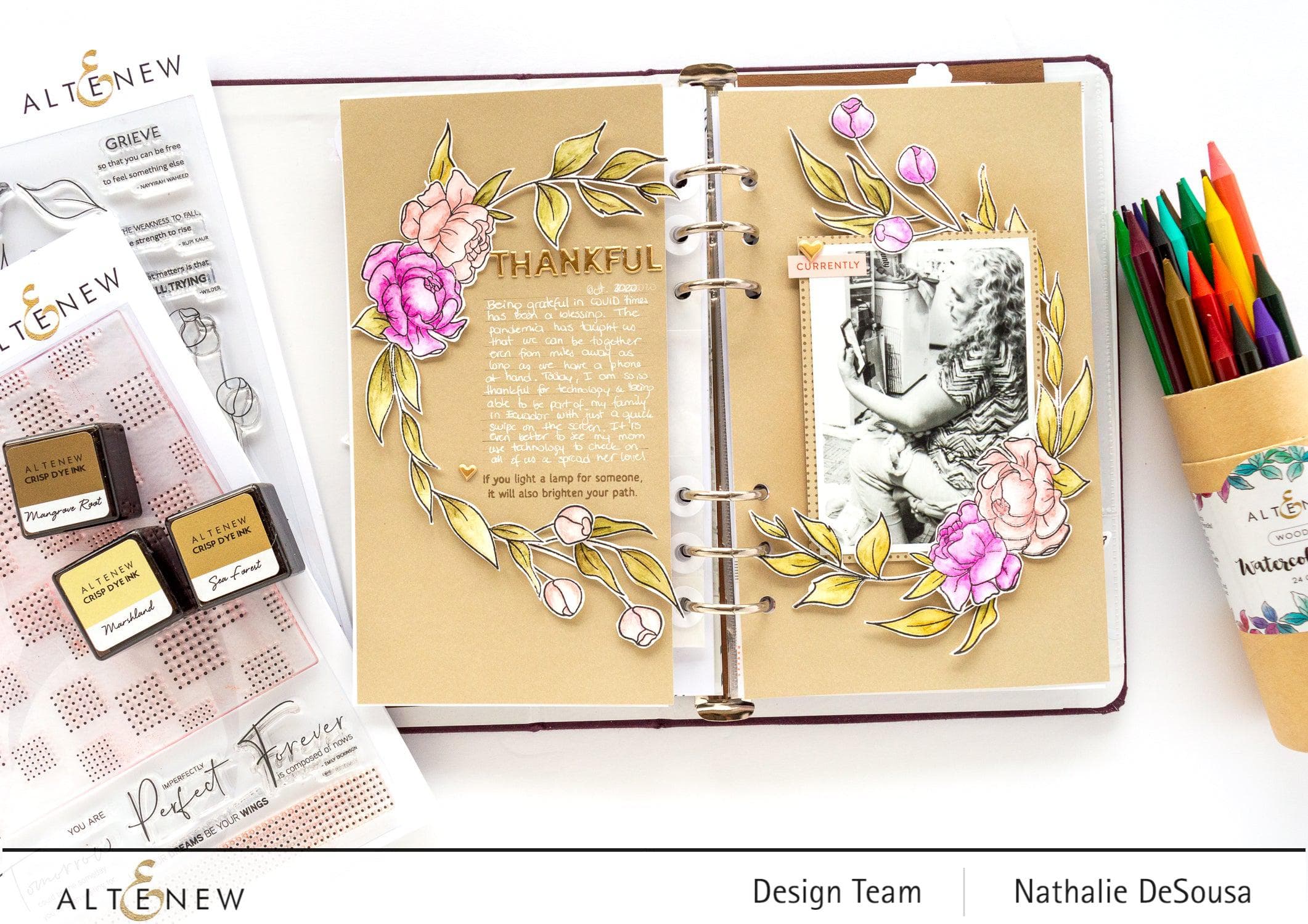 altenew-inspirational-quotes-stempel-blumenkranz-bundle image 5