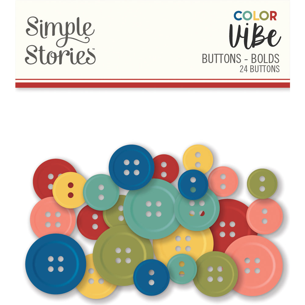 simple-stories-color-vibe-bolds-buttons-deko-kn-pfe-24-stk image 1