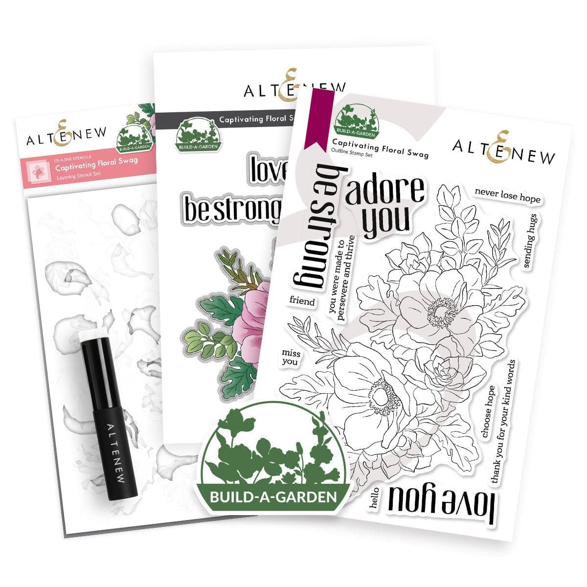altenew-build-a-garden-swag-stanzen-blumen-girlande image 1