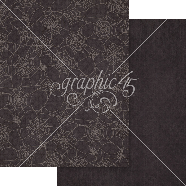 graphic-45-ghostly-greetings-scrapbookpapier-8-5x11-halloween-16-blatt image 6