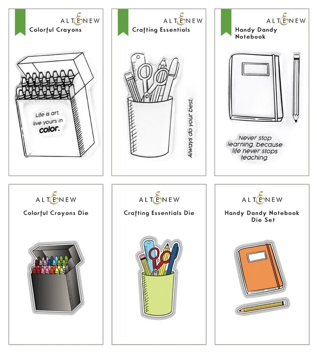 altenew-storybook-fantasy-mini-stempel-stanzen-bastel-bundle image 1
