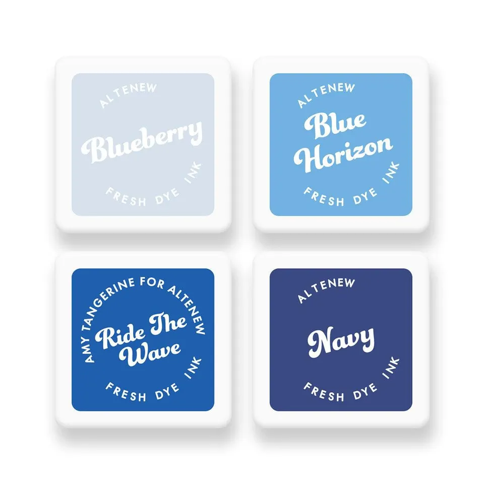 altenew-marine-life-fresh-dye-ink-mini-cube-set-4tlg image 1