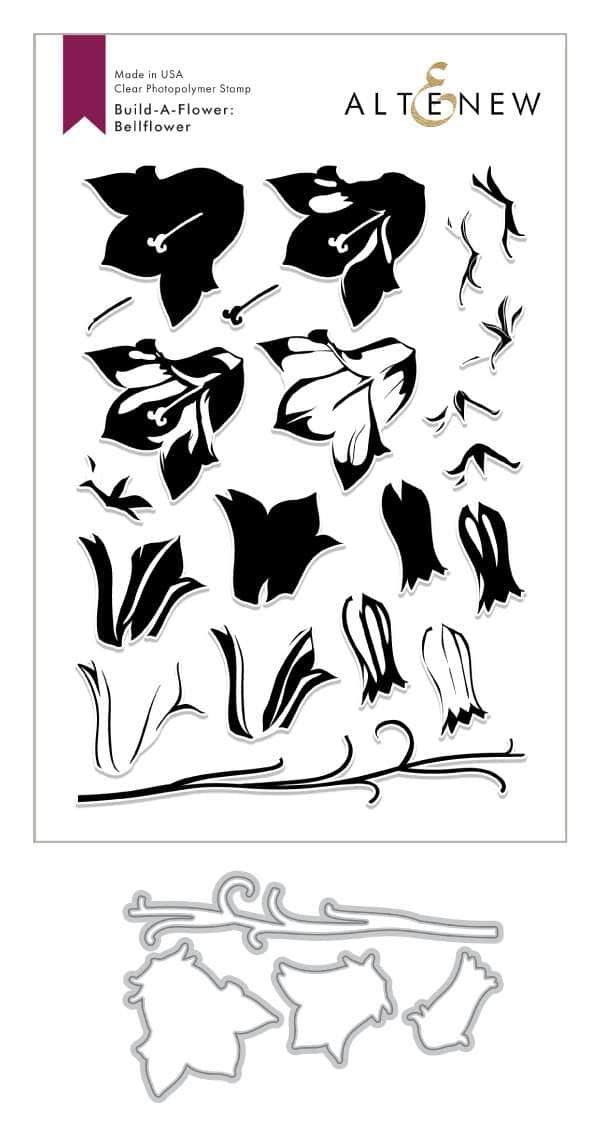 altenew-build-a-flower-bellflower-stempelset-mit-dies image 1