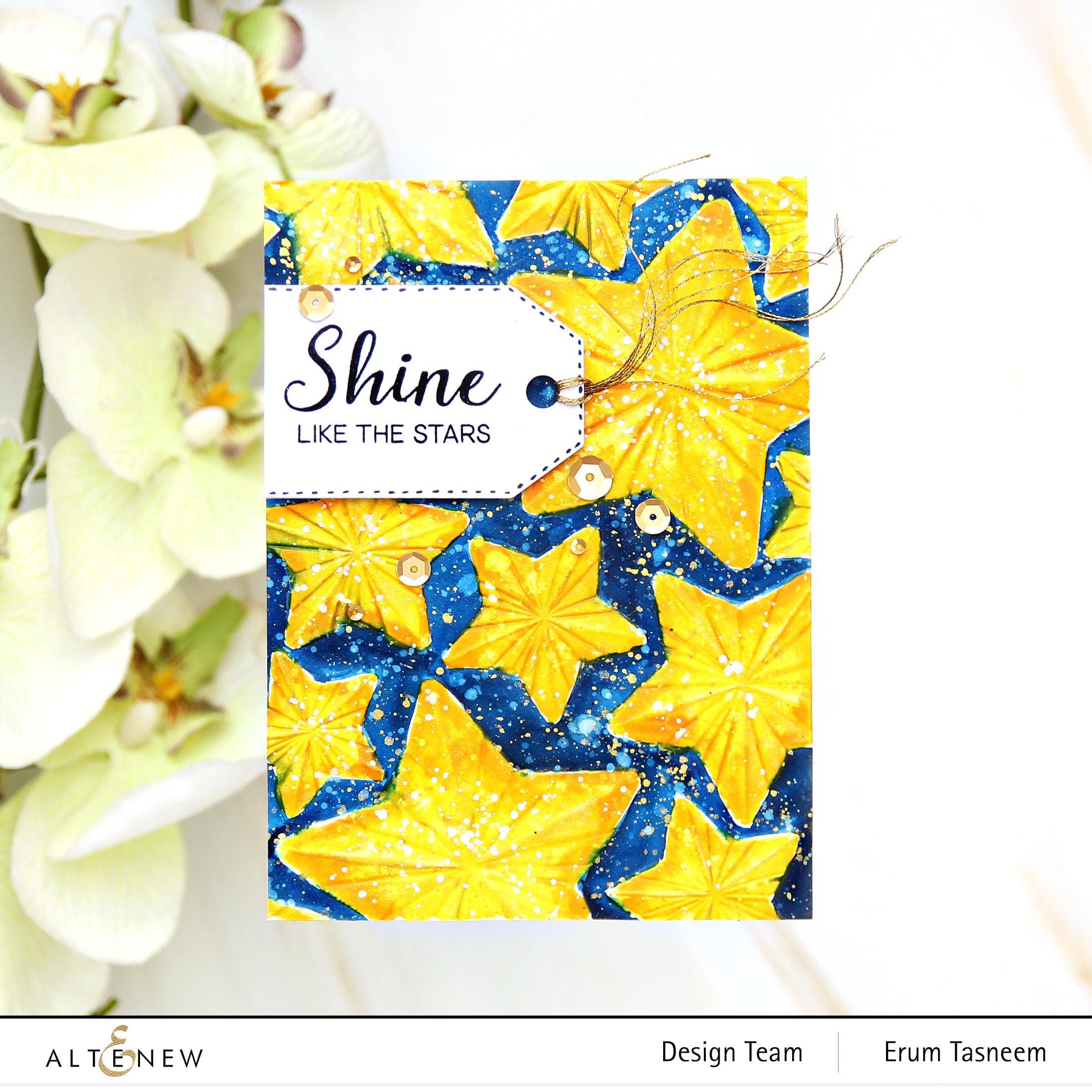 altenew-crossing-stars-3d-embossing-folder-sterne-6x6 image 2