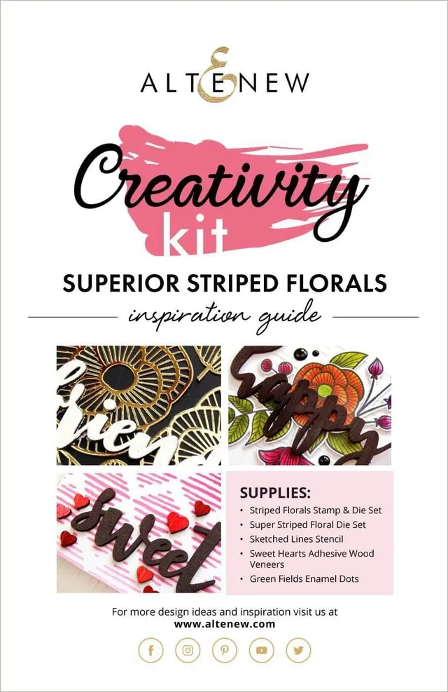 altenew-superior-striped-florals-anleitungsheft-4-seiten image 1