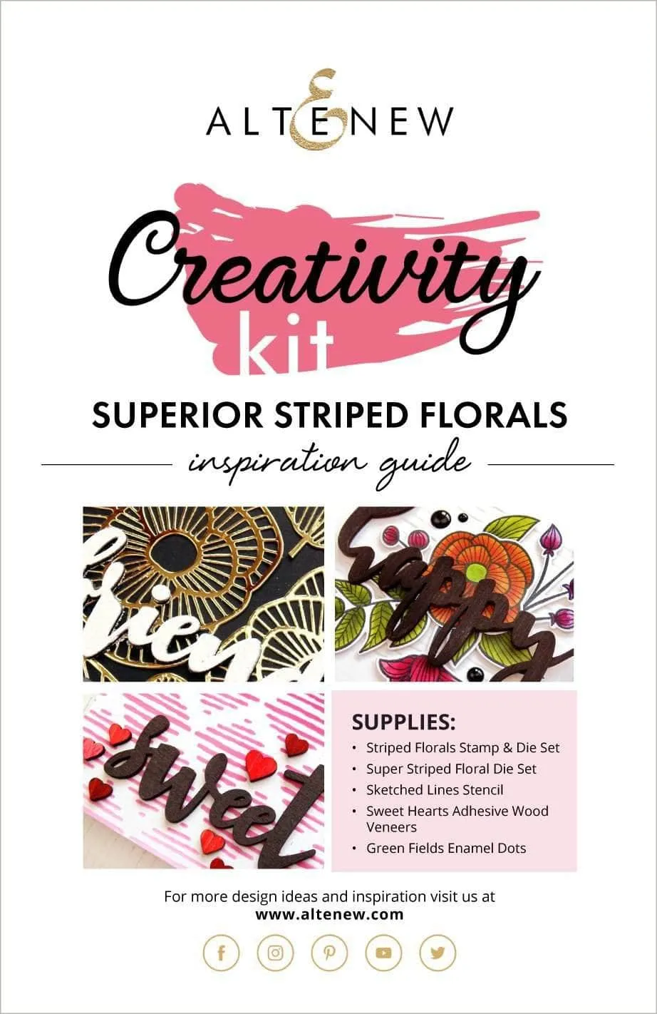altenew-superior-striped-florals-anleitungsheft-4-seiten image 1