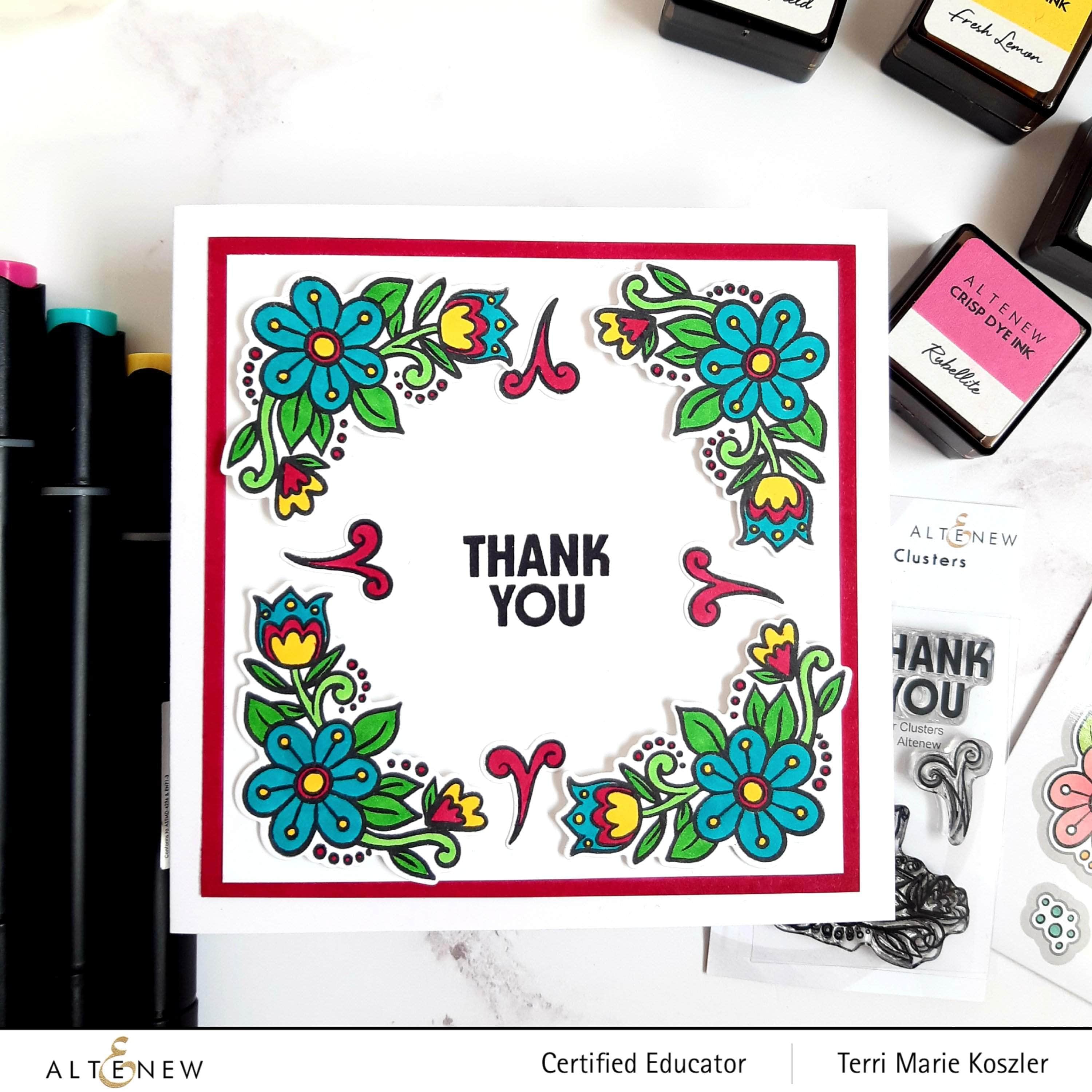 altenew-wonder-clusters-mini-stempel-2x3-danke-blumen image 7