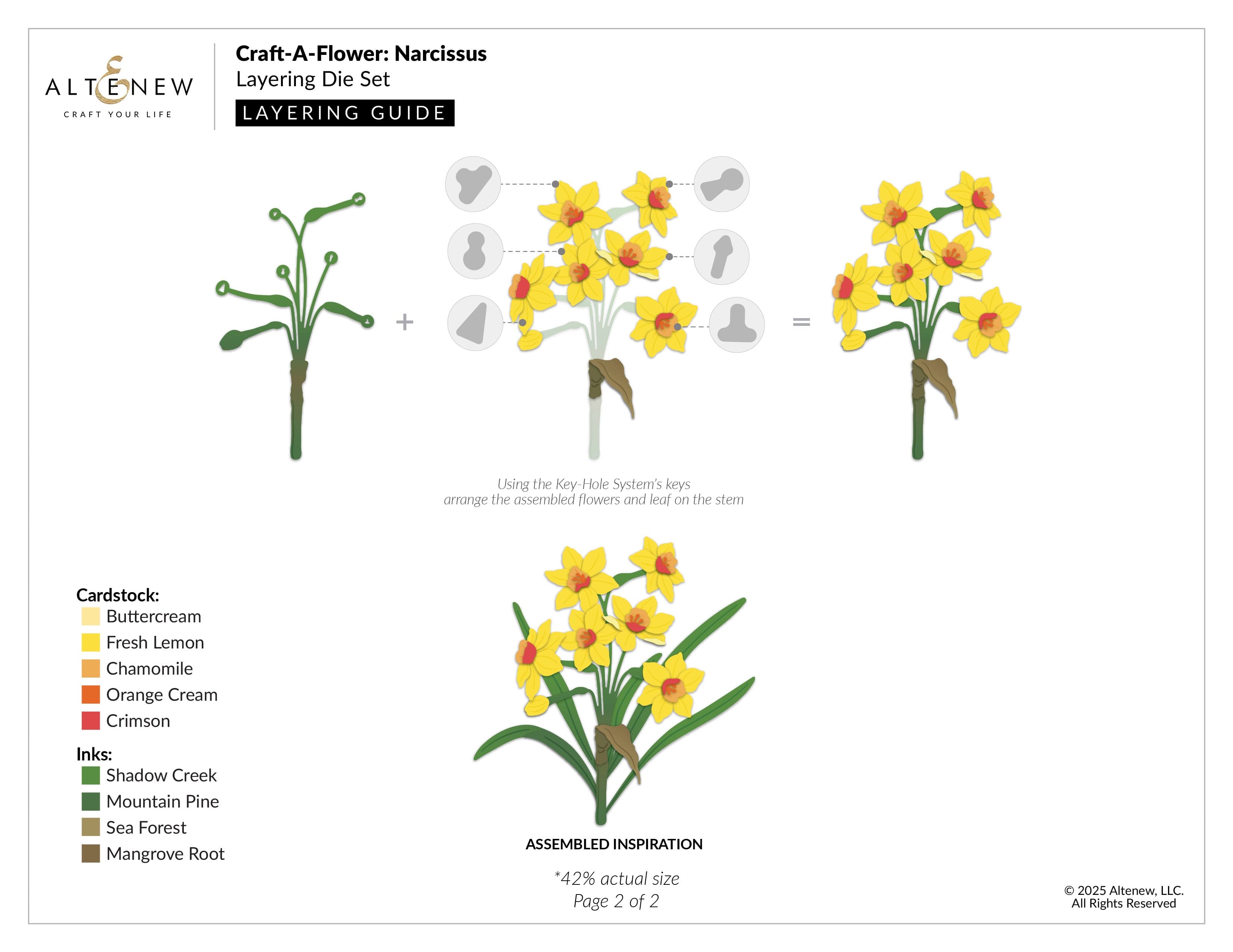 altenew-craft-a-flower-narcissus-layering-die-set-stanzen-blume image 4