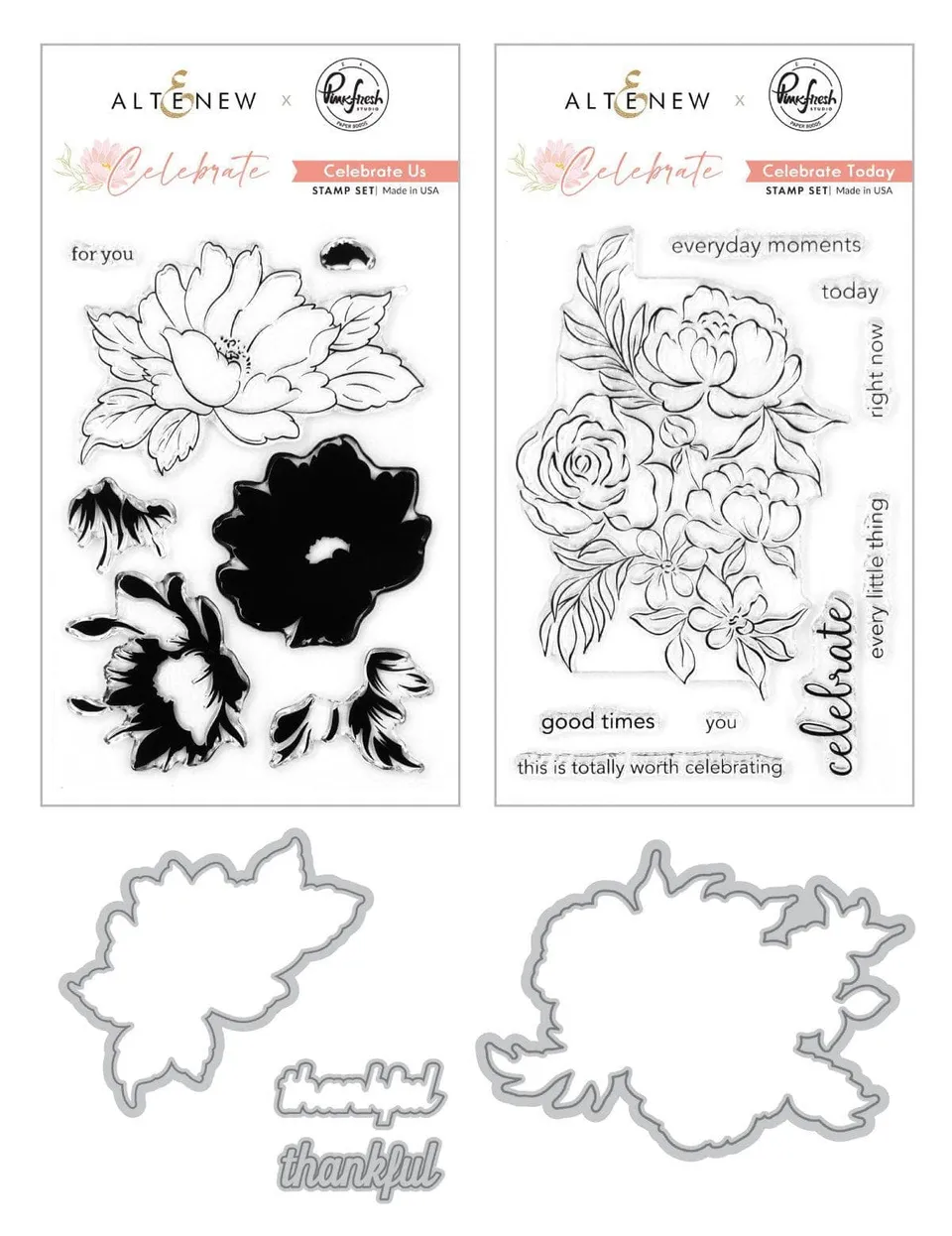 altenew-celebrate-us-today-stempel-stanzen-bundle-floral image 1