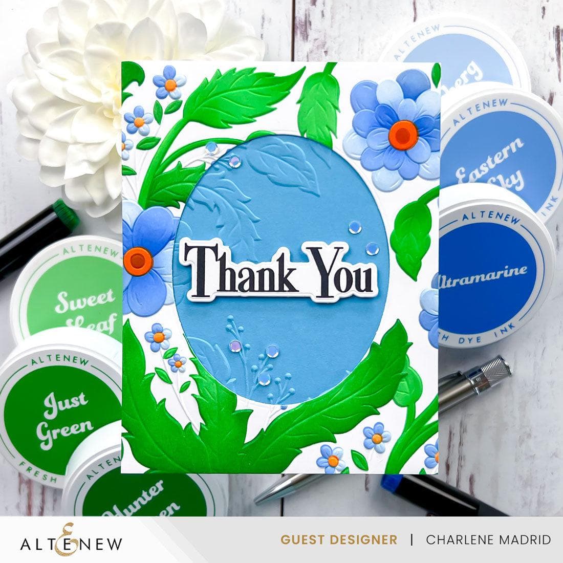 altenew-green-meadows-fresh-dye-ink-mini-cubes-reinker-set image 2