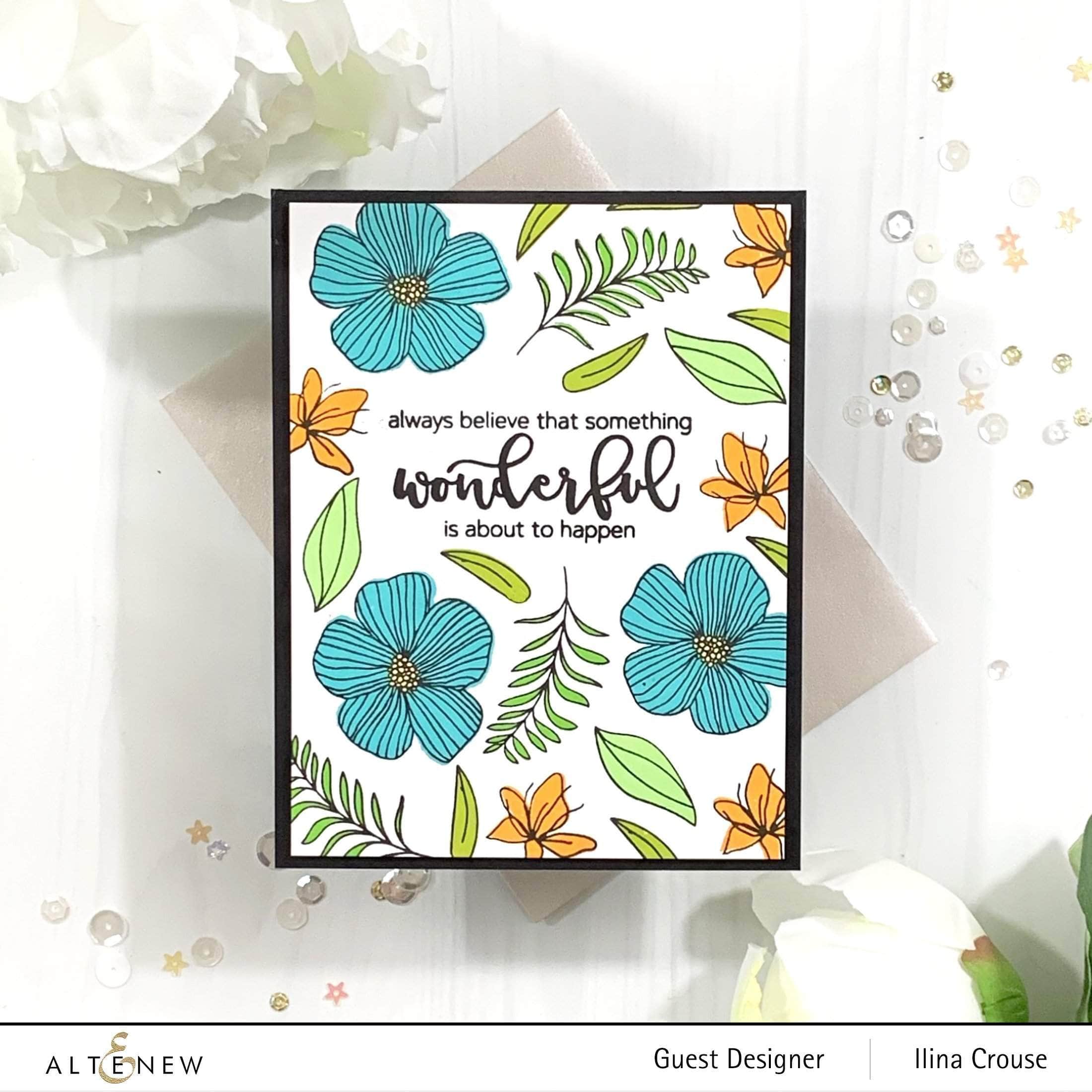 altenew-charming-doodles-stempelset-klar-6x8-blumen image 2