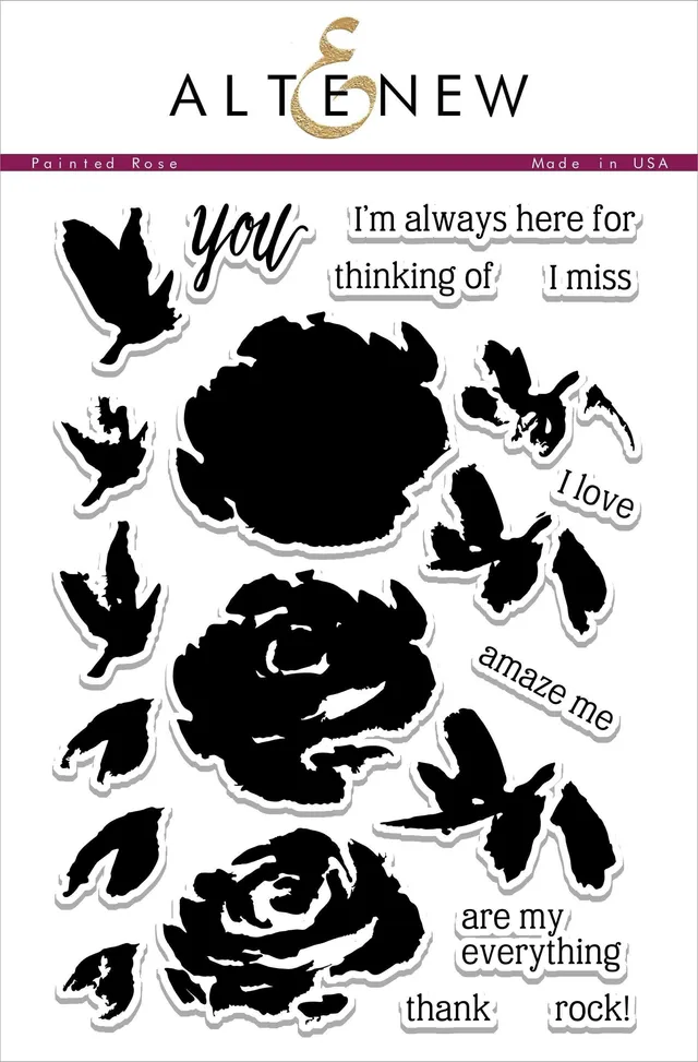 altenew-painted-rose-stempelset-clear-stamps-6x8-zoll-21-teilig image 1