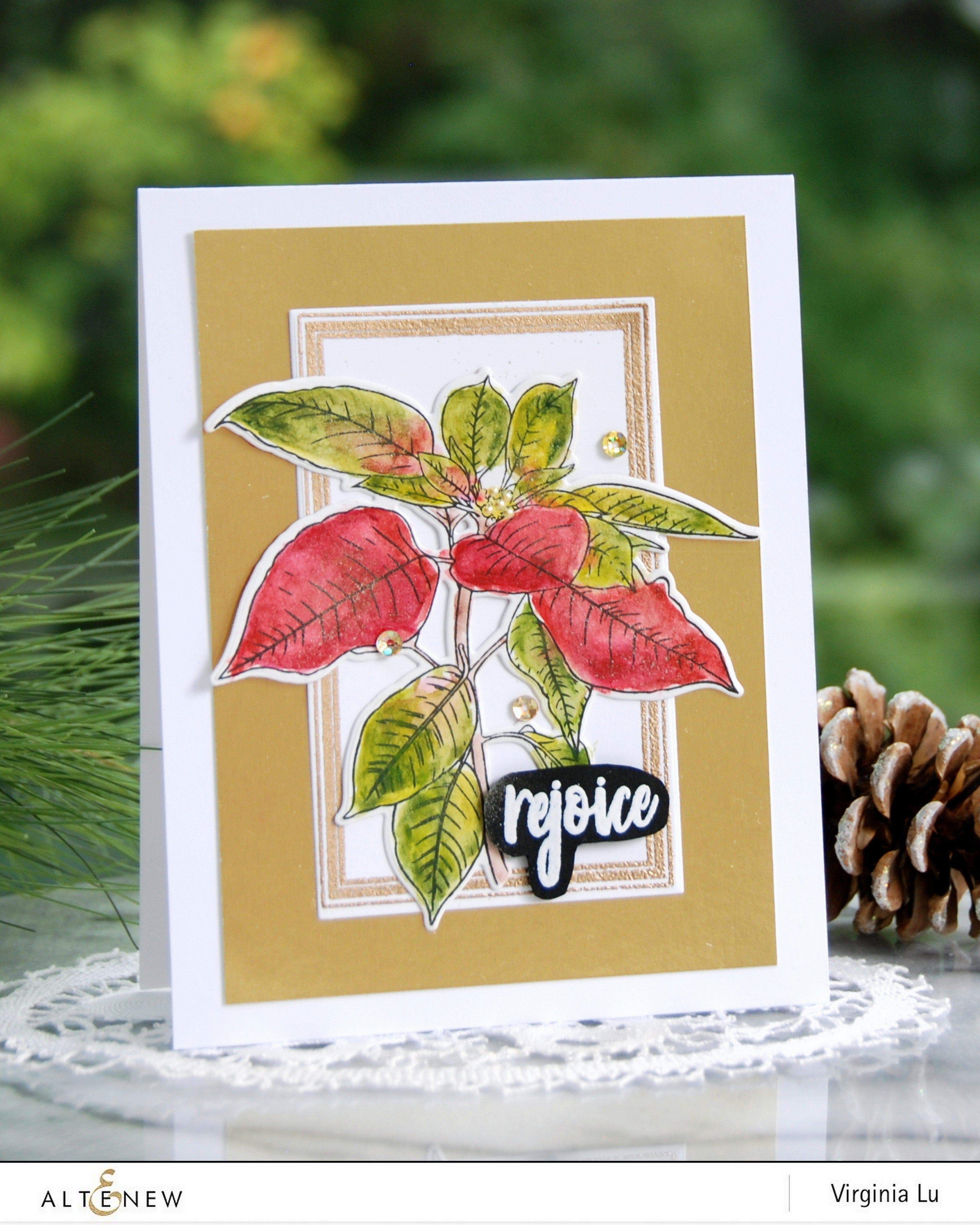 altenew-festive-poinsettia-stempel-stanze-weihnachtsstern image 4