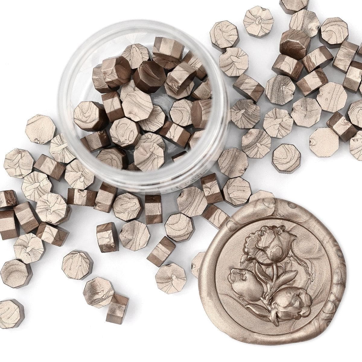 altenew-platinum-wax-beads-siegelwachs-perlen-100-st-ck-silber image 1