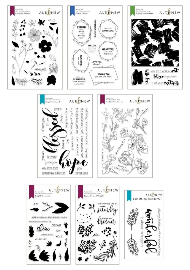 altenew-blessed-hope-stempelset-bundle-8-teilig-blumen-kranz image 1