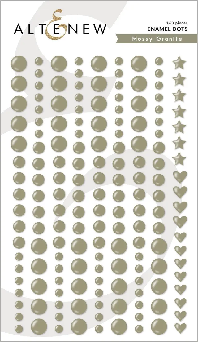 altenew-embellishments-mossy-granite-enamel-dots-163-st-ck image 1