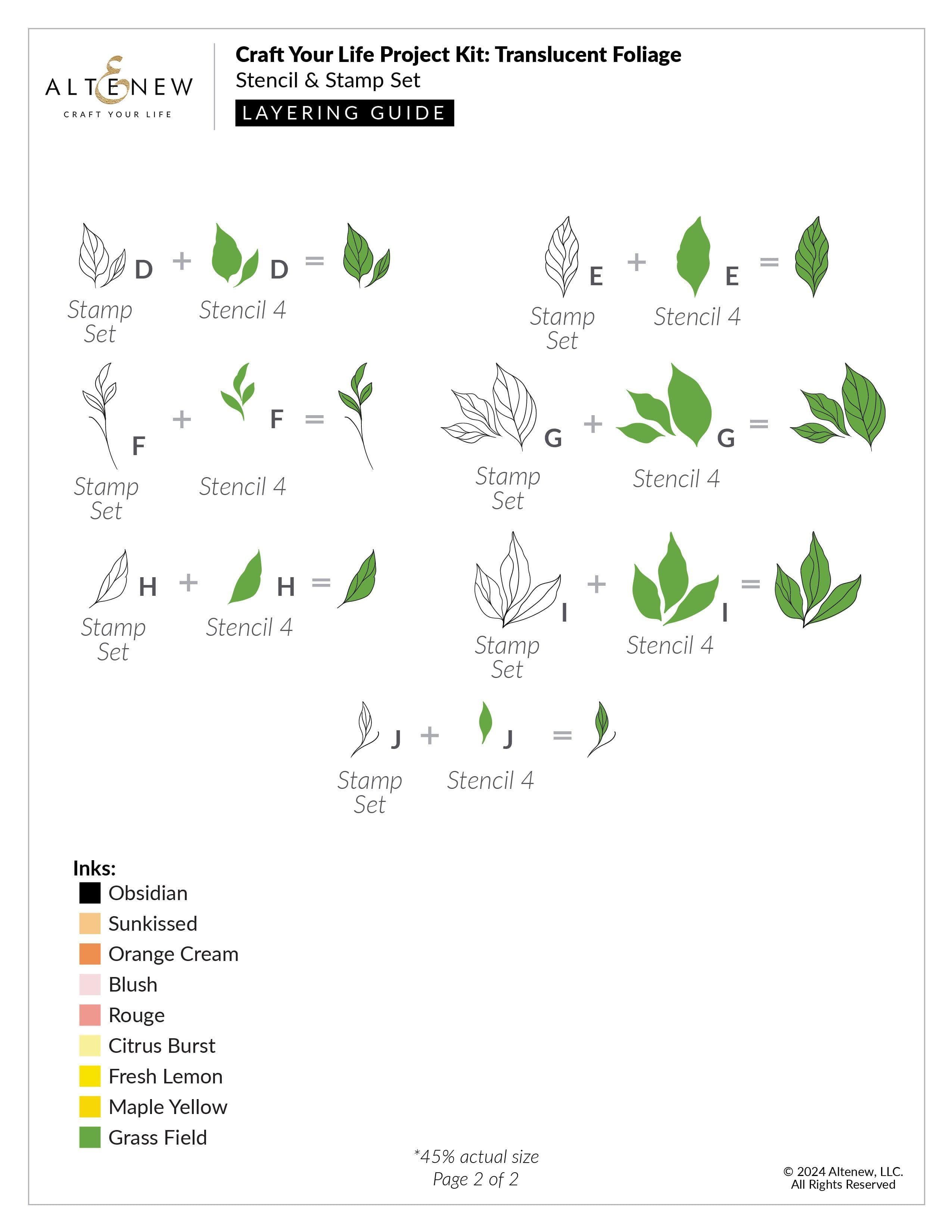 altenew-translucent-foliage-project-kit-blumen-set image 4