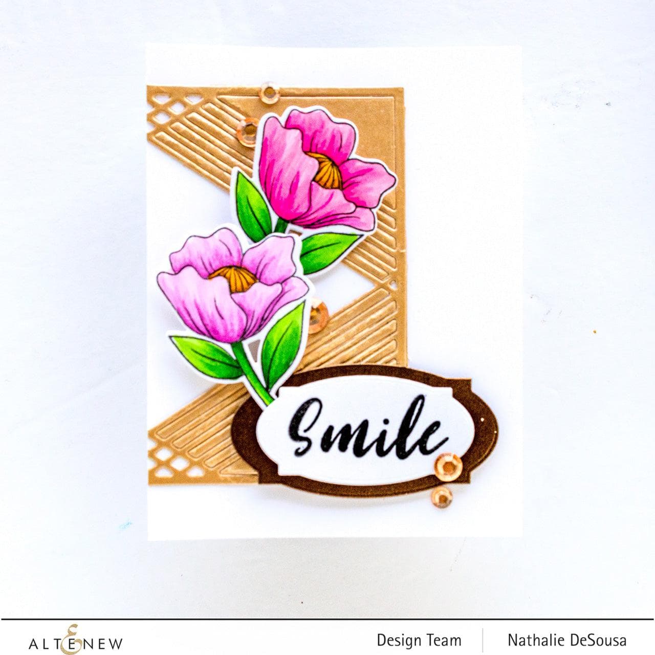 altenew-bold-floral-mini-stempelset-hello-2x3-blumen image 3