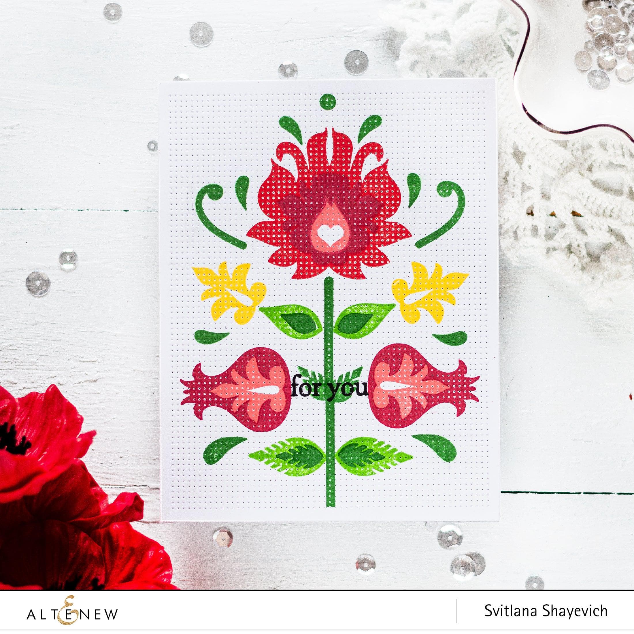 altenew-stamped-sketched-bundle-stempel-stanzen-rosen-10-teilig image 2