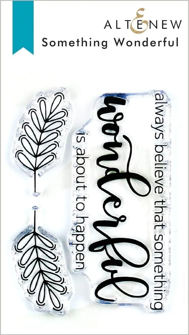 altenew-something-wonderful-stempelset-spruch-bl-tter-3-teilig image 1