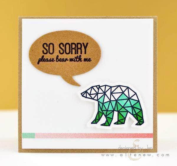 altenew-geometric-menagerie-stempel-stanzen-set-tiermotive image 3