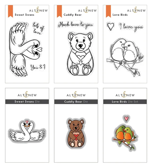 altenew-all-things-handmade-mini-stempel-stanzen-bundle-tiere image 1