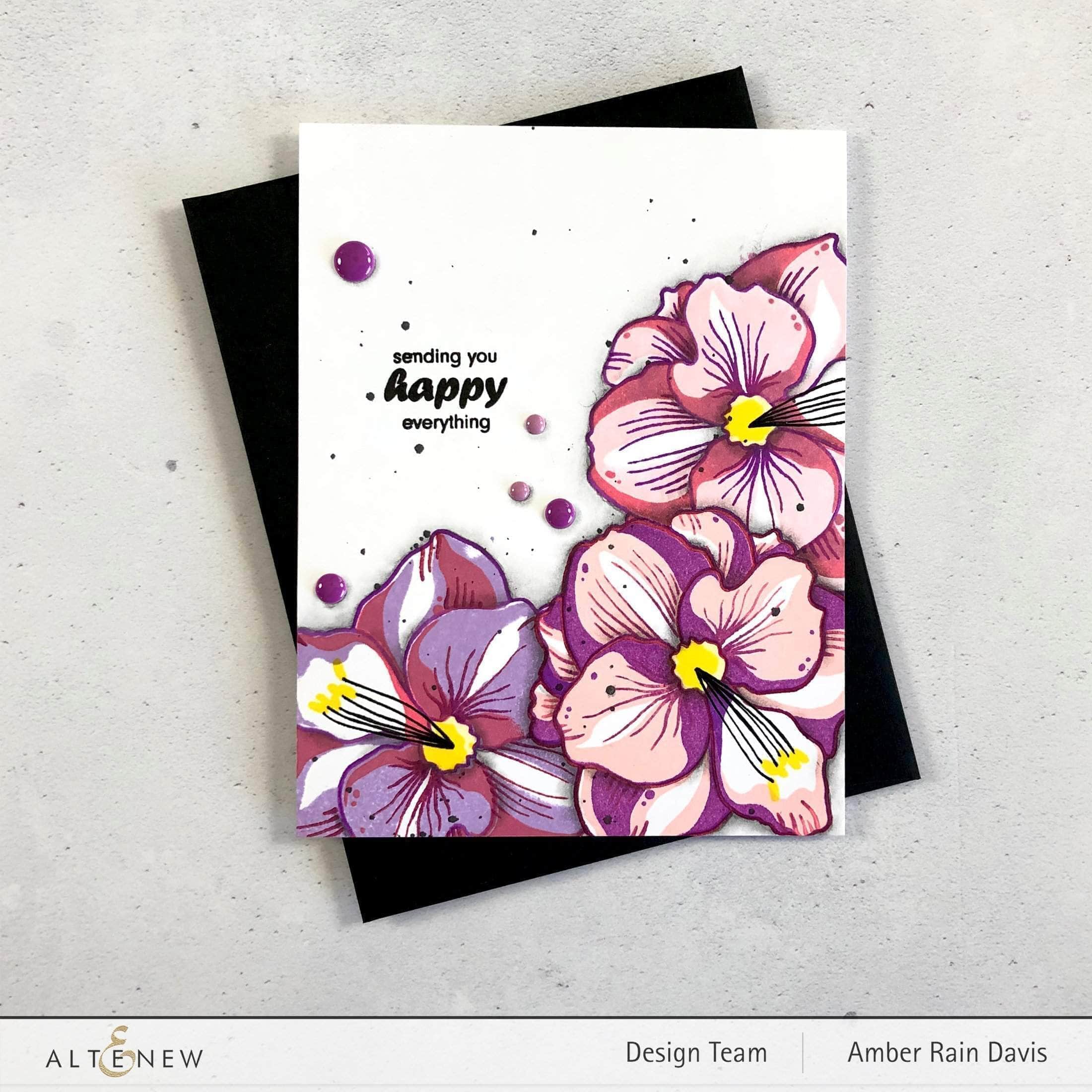 altenew-amaryllis-stamp-set-clear-stamps-6x8-blumen image 7