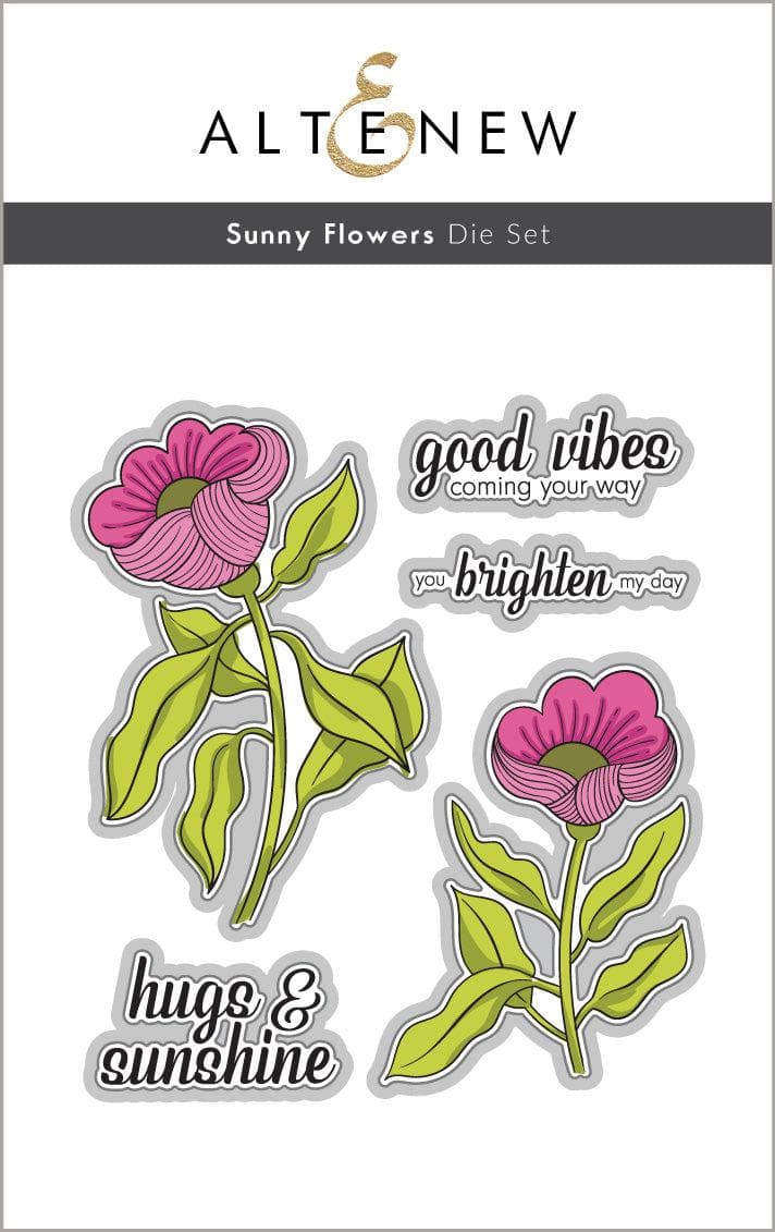 altenew-sunny-flowers-complete-bundle-stempel-stanzen-6x6 image 4